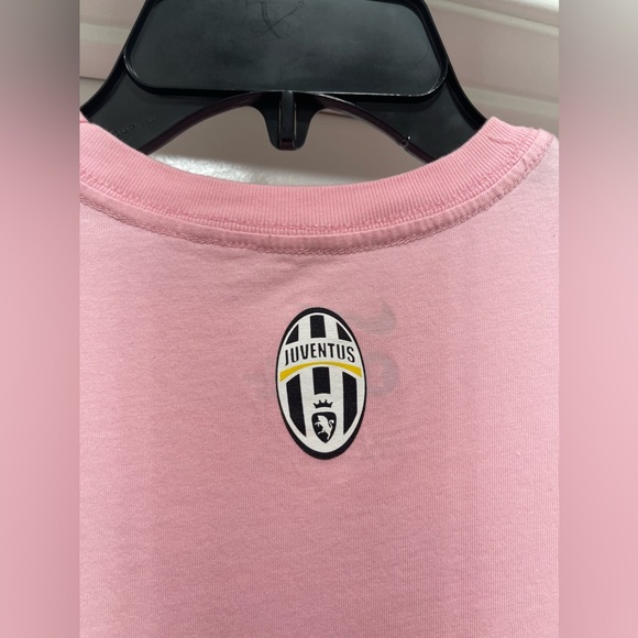 Juventus Soccer Shirt Early 2000’s Nike Football Pink Forza Juve Italian - Picture 8 of 8